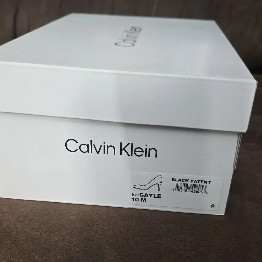 Calvin Klein Black Patent Leather Heels